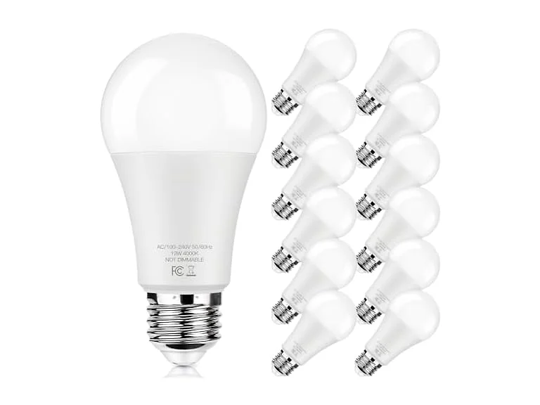 Brightever 12-Pack 4000K LED Light Bulbs