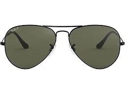 Ray-Ban RB3025 002/58 62 62-14-135 Ray-Ban RB3025 Classic  Aviator Sunglasse Black/G-15 Green Polarized