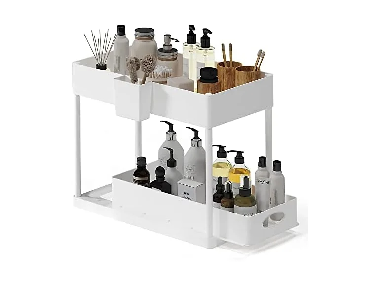 Under Sink Organizers and Storage White (1-Pack)