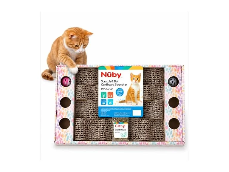 Nuby Pets Scratch & Bat Cat Scratcher