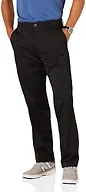 Amazon Essentials Men's Classic-Fit Stretch Golf Pant (Available in Big & Tall), Black, 30W x 34L