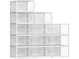 Secret Space BC538525050102 Large Shoe Organizer Pearl Whi