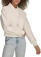 Levi's Women's Varsity Bomber Jacket, Oyster, X-Large