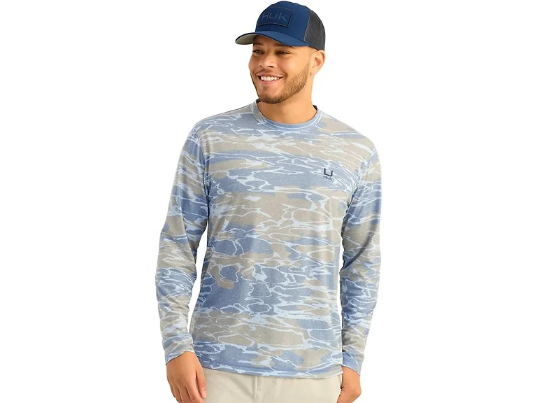 HUK Men's Leeward KC Scott Fishing Shirt (Medium)