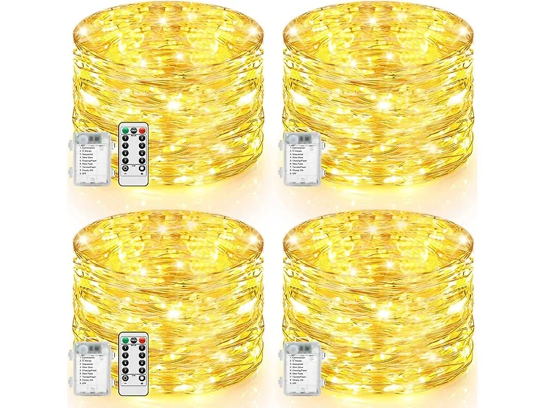 Lakumu Fairy Lights Battery Operated with Timer & Remote