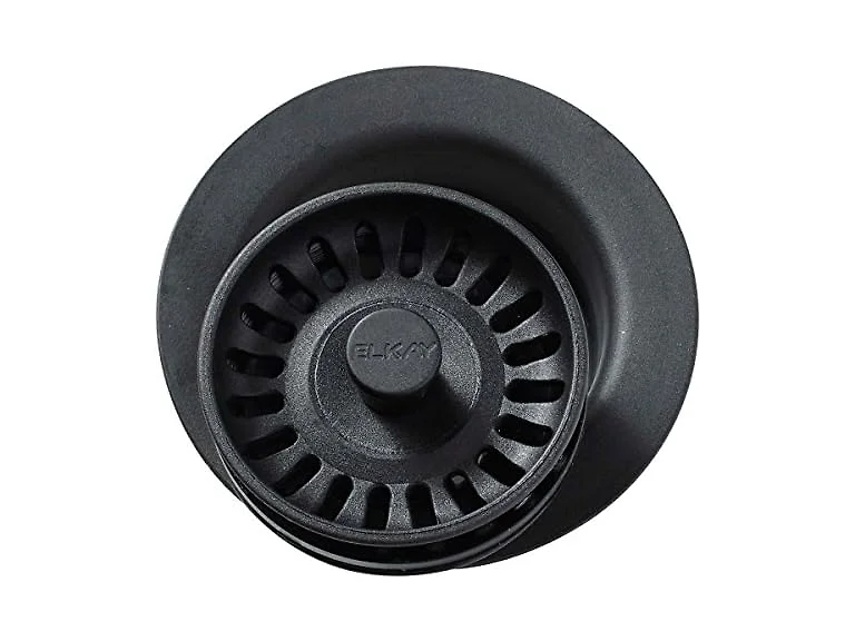 Elkay LKQD35BK Polymer Disposer Flange with Removable Basket