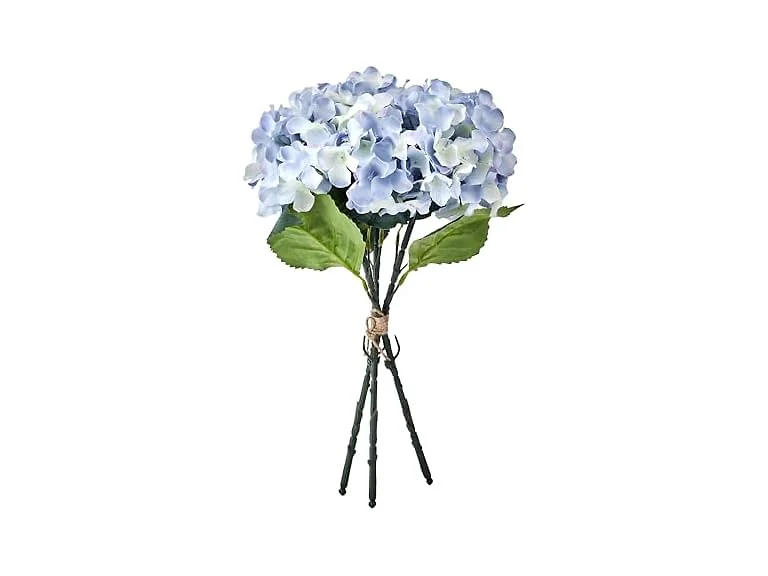 Mikasa Artificial Blue Hydrangea Stem, 18 Inch