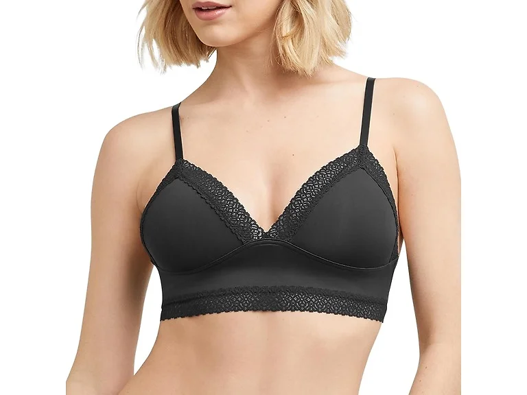Maidenform Women ((Large) DD) Lacy Triangle Bra