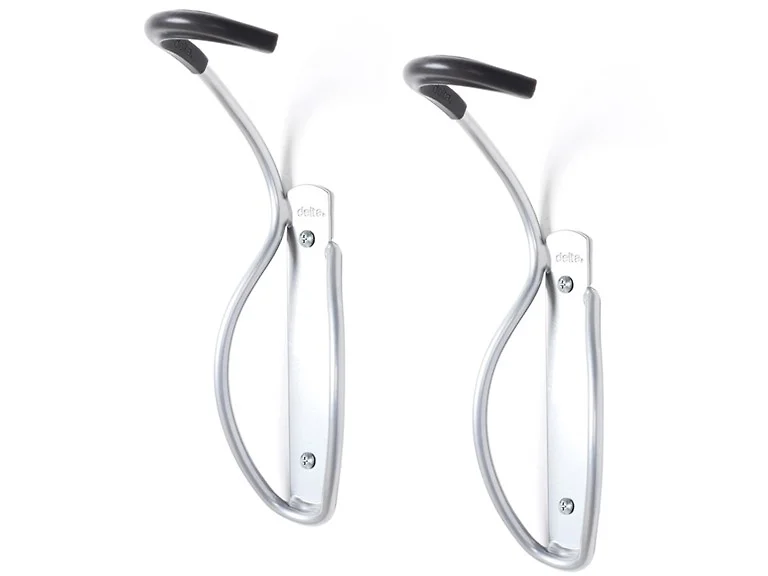Delta RS4007C-2 Single Bike Hook Silver - 2-Pack