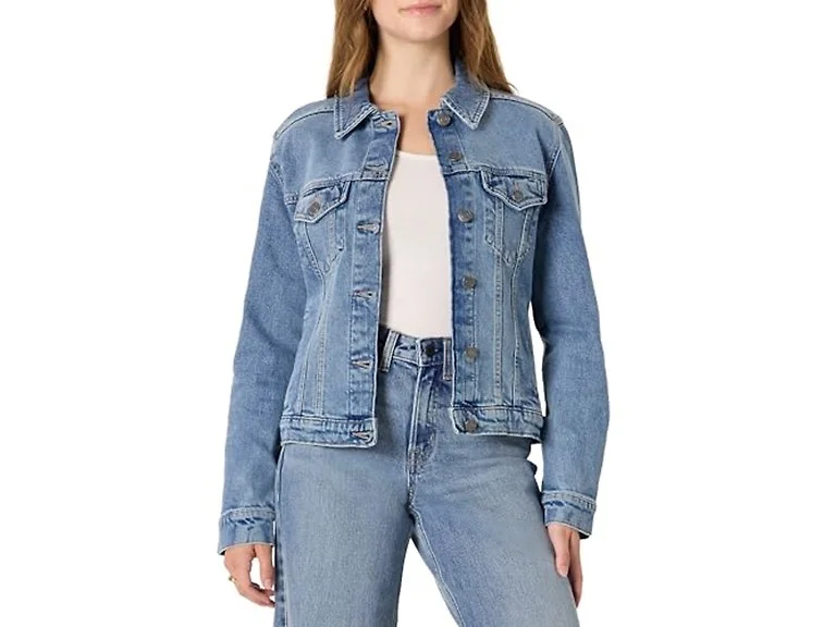 Amazon Essentials Women Low Stretch Trucker Jacket