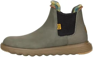 Hey Dude Mens Shoes, Branson Classic, Dusty Olive/Espresso, 42