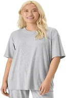 Florence by Mills Women's Cozy Crush Short Sleeve Boyfriend Tee, Heather Grey, X-Large