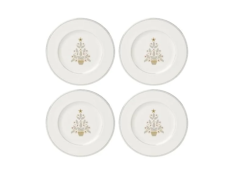 Lenox Federal Platinum Tree Accent Plates