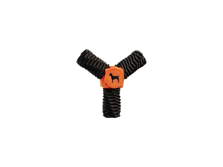 NOAH & PAW Luxury Dog Toy, Dog Rope Toy- Y Flyer, Black