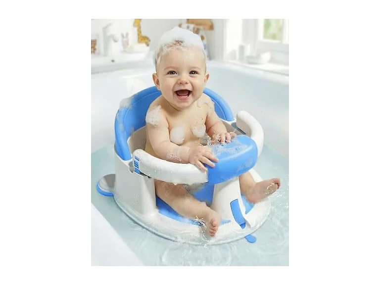 ONTHEWEI Blue Baby Bath Seat