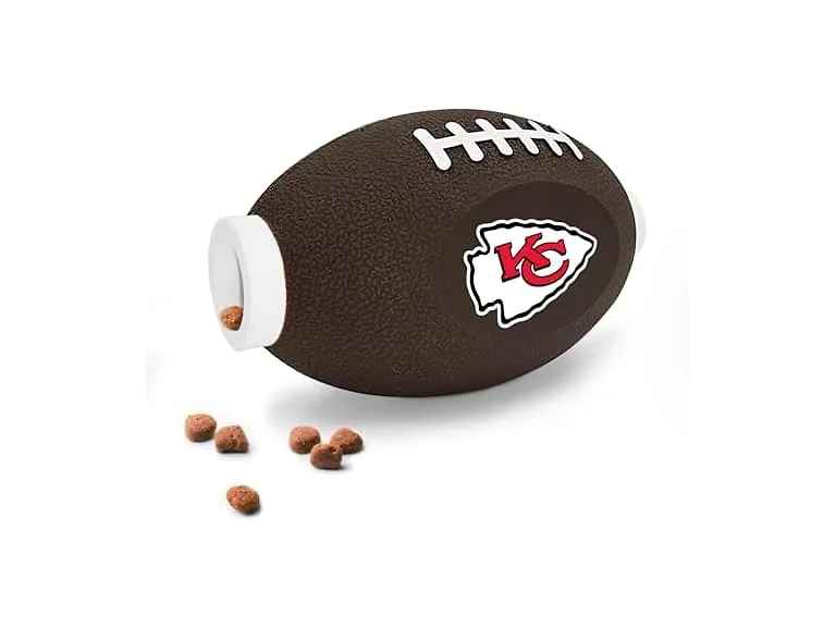 Pets First NFL Kansas City Chiefs Football Treat Toy