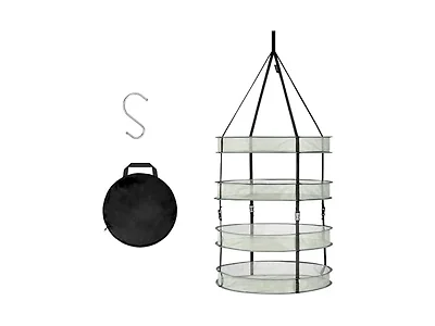 YSSOA Herb Drying Rack Hanging 4 Layer 24''