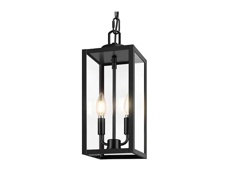 BesLowe 2-Light Outdoor Pendant 15in