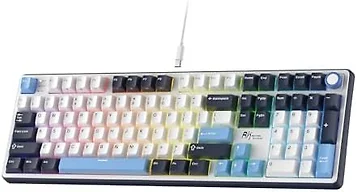 RK ROYAL KLUDGE X104 Wired Full Size Gaming Keyboard