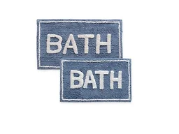 St Mary's 2 Piece Tufted Bath Rug Set