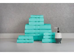 Bibb 12 Piece Egyptian Cotton Towel Set