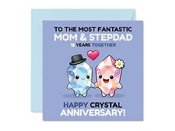 Stuff4 Playful 15th Anniversary Card