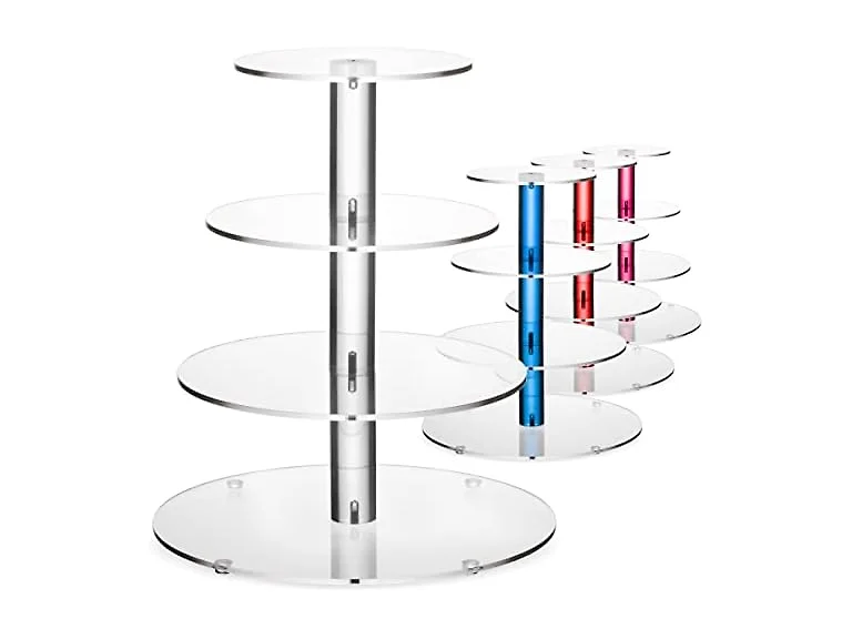 4-Tier Acrylic Cupcake Stand For 36 Cupcakes