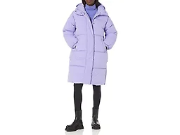 Amazon Essentials Women's Oversized Long Hooded Insulated Puffer Jacket (Available in Plus Size), Purple, 5X