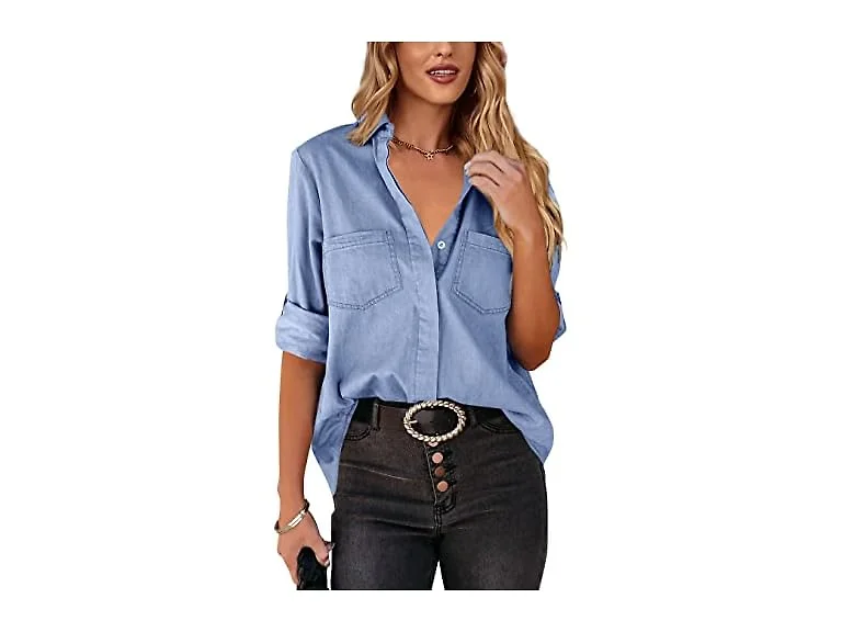 SySea Women (Small) Button Down Casual Long Shirt