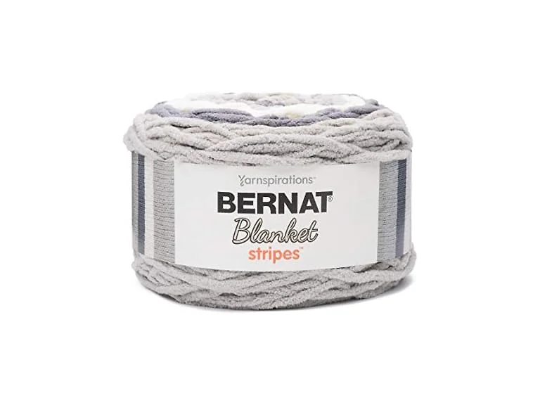 Bernat Blanket Stripes Yarn, 10.5 oz, Gauge