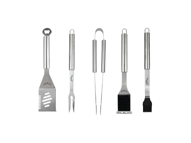 Jim Beam 5-Piece BBQ Tool Set