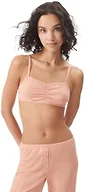 florence by mills Women's Cozy Crush Sweet Pointelle Bralette, Soft Peach, Small