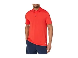 Amazon Essentials Men's Tech Stretch Short Sleeve Moisture Wicking Polo Shirt, Red, X-Small