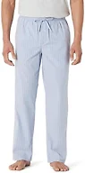 Amazon Essentials Men's Cotton Stretch Poplin Pajama Pant, Cornflower Blue Thin Stripe, Small