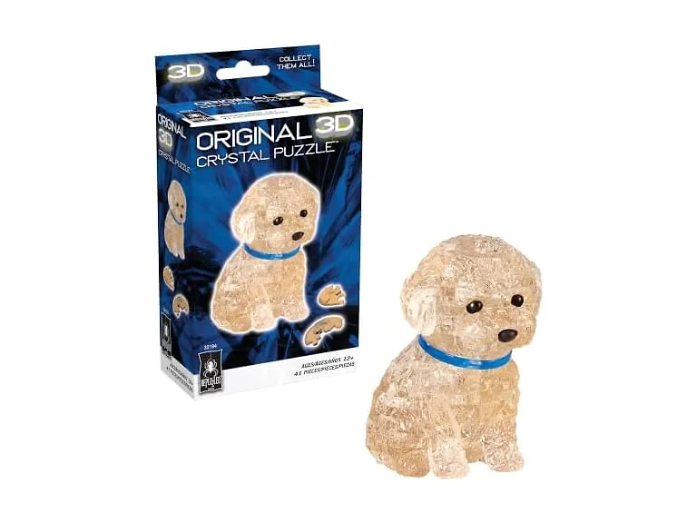 Apricot Poodle Crystal 3D Puzzle