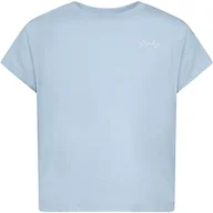 Hurley Girls Soft Knit Basic T-Shirt, Glacial Blue, Small