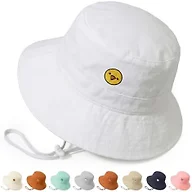 RIVBOS Baby Sun Hat UPF 50+ Animal Pattern Toddler Bucket Hat for Boys Girl