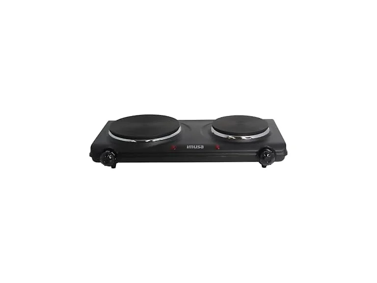 IMUSA Double Electric Hot Plate, Black