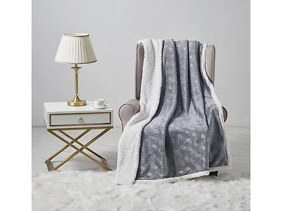 Noble House Louvre Sherpa Throw (2 Pack)
