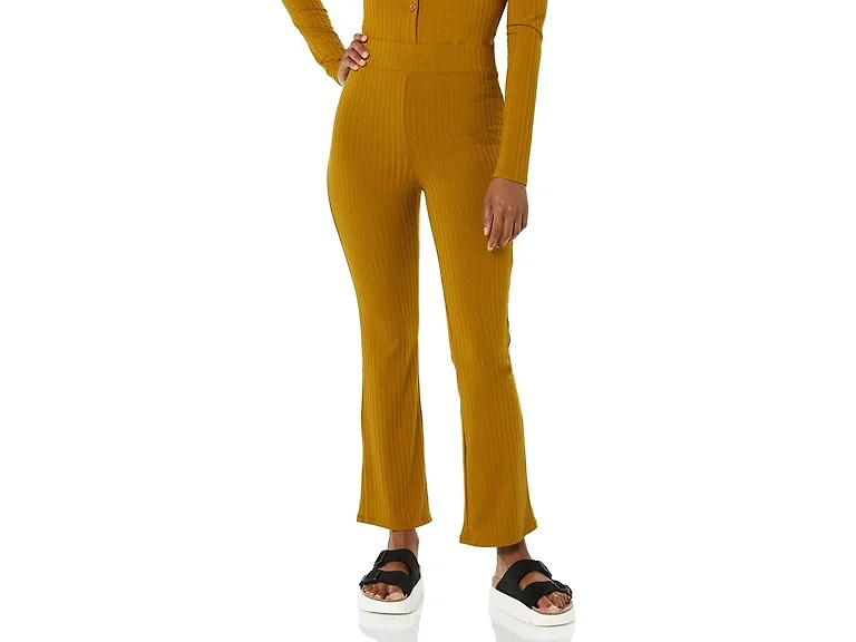 Amazon Essentials Women (XS) Rib Flared Ankle Pant