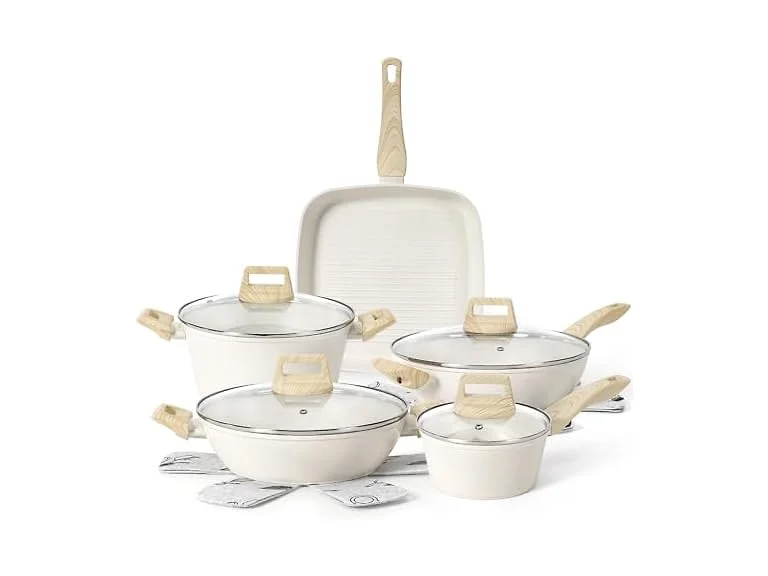 SODAY 13Pcs Pots and Pans Set
