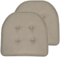 Sweet Home Collection SHC-UPAD-2PK-KAKI 2-Pack Solid
