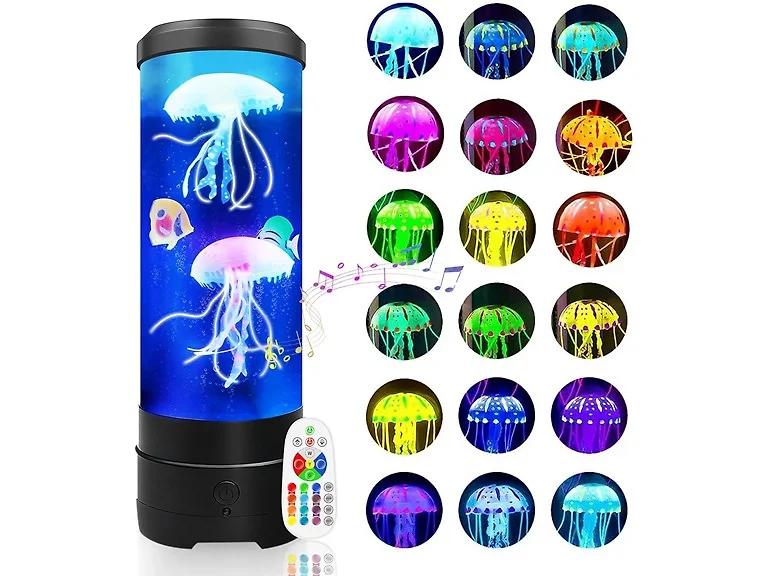 Jellyfish Lamp With Bluetooth Speaker