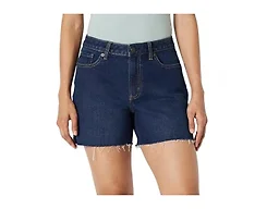 Amazon Essentials Women's Low Stretch Mid-Rise Regular-Fit Jean Short, Dark Midnight Wash, 0