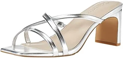 The Drop Women's Amelie Strappy Square Toe Heeled Sandal
