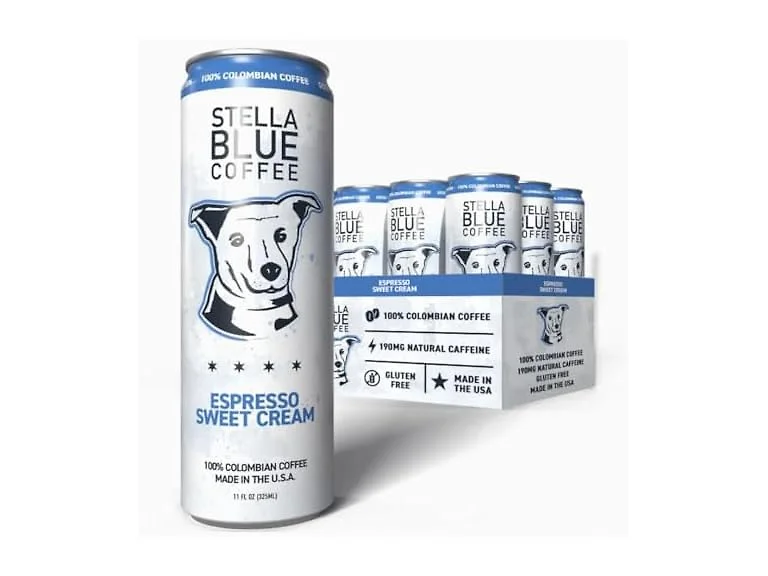 12PK Stella Blue Espresso Sweet Cream Latte Cans