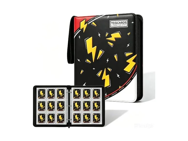 PXLZLCV 9 Pocket Trading Card Binder 900 Pockets