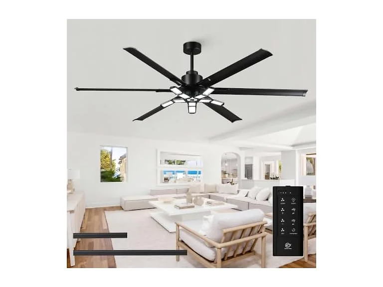 Parrot Uncle 72 Inch Industrial Ceiling Fan