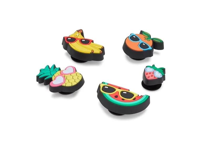 Crocs 5-Pack Summer Shoe Charms, Fruits