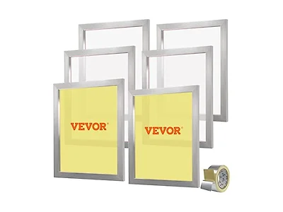 Screen Printing Kit, 6 Pieces 20x24inchSilk